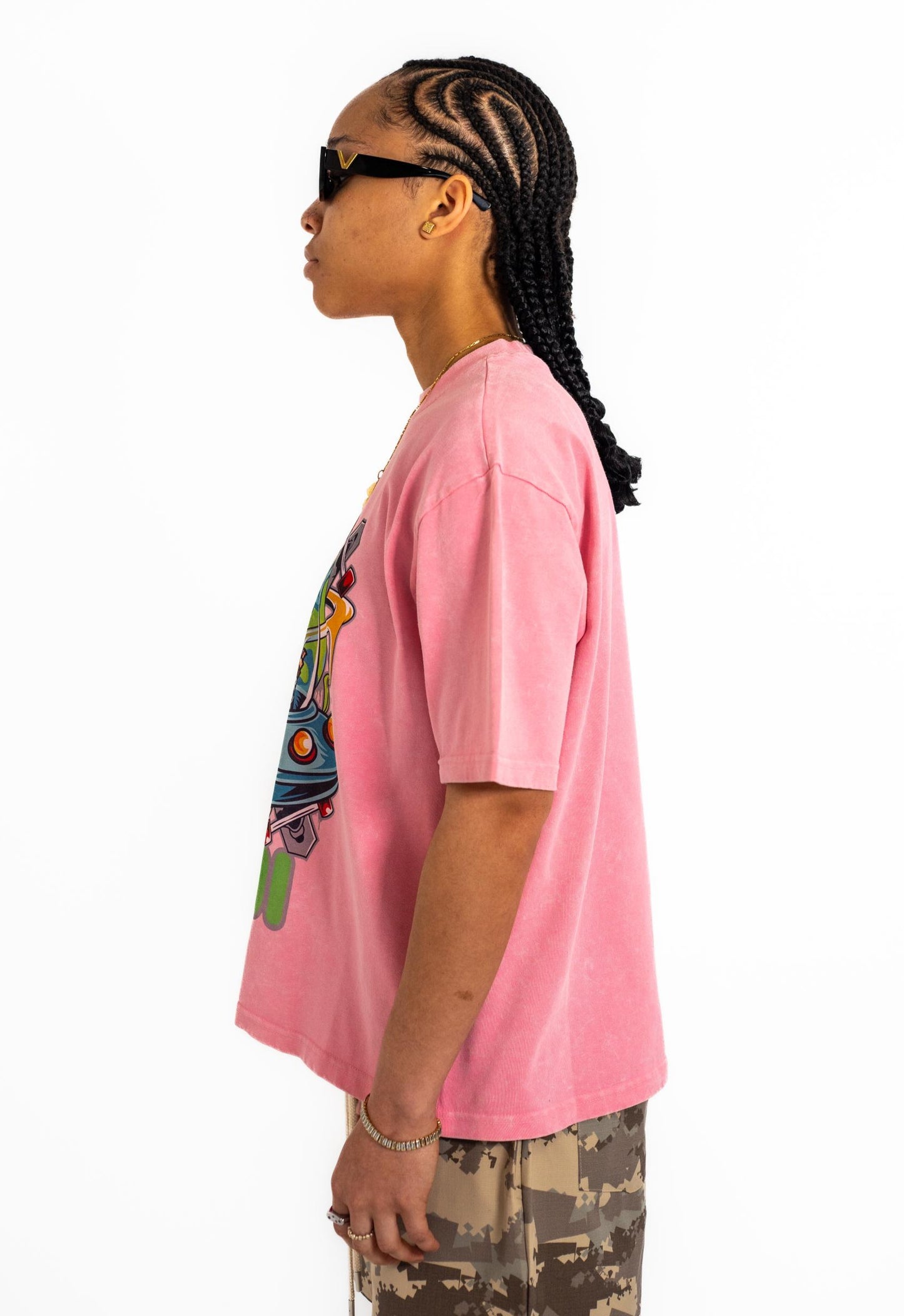 SpaceRocket Pink Sleeved