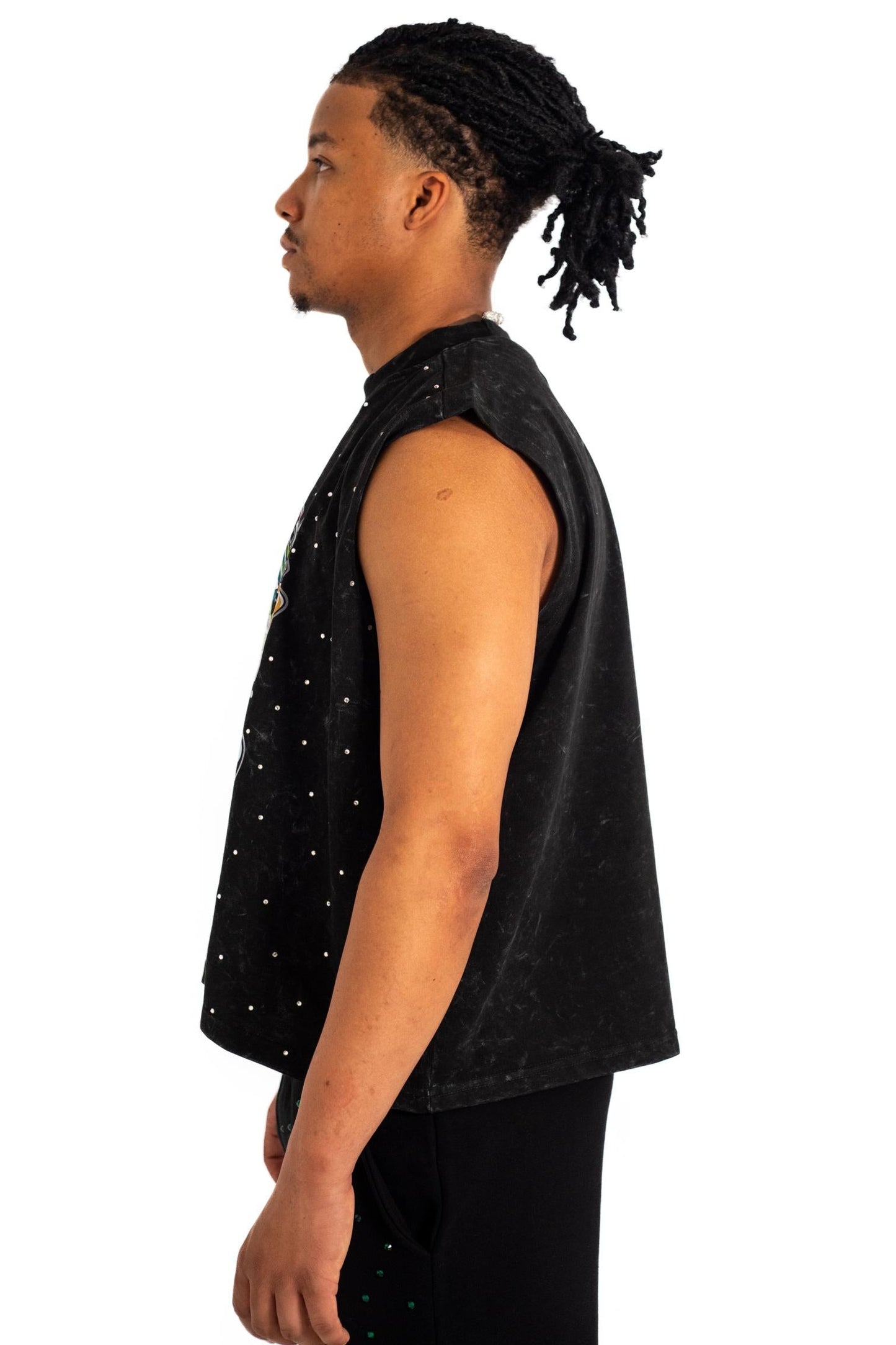 SpaceRocket Rhinestone Sleeveless